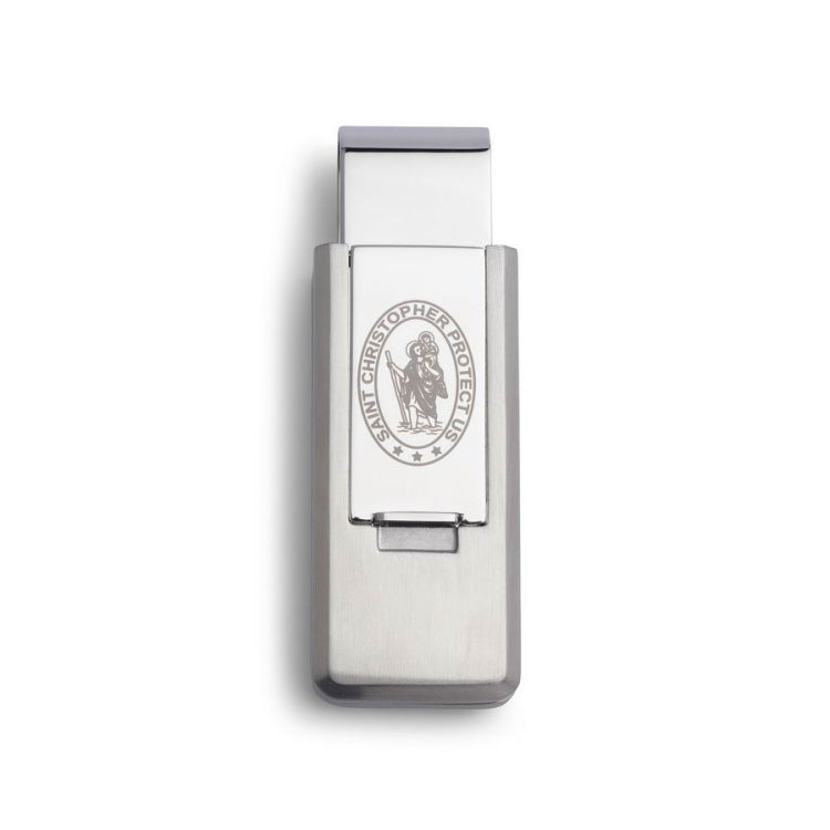 St. Christopher Flip Money Clip