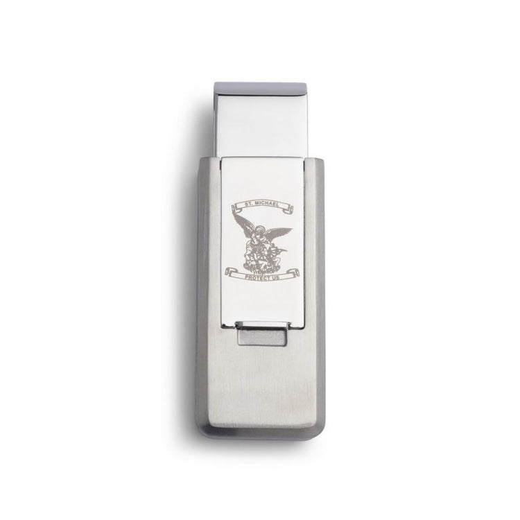 St. Michael Flip Money Clip