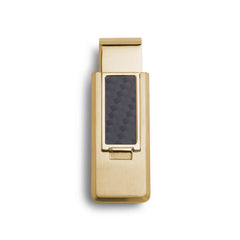 Black Carbon Fiber Flip Money Clip