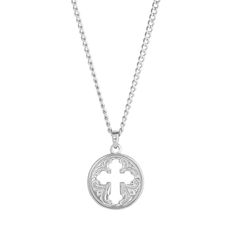 Cutout Cross Pendant