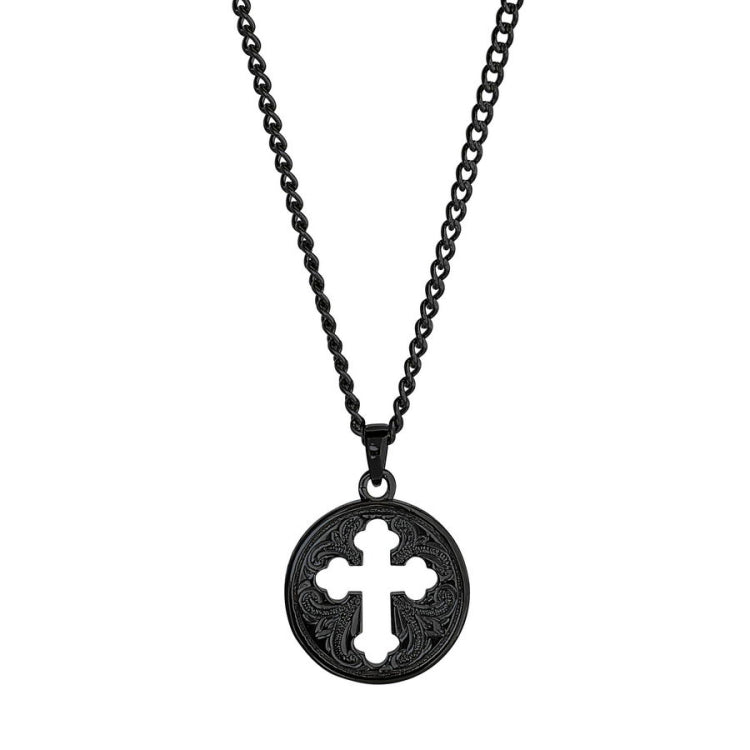 Cutout Cross Pendant