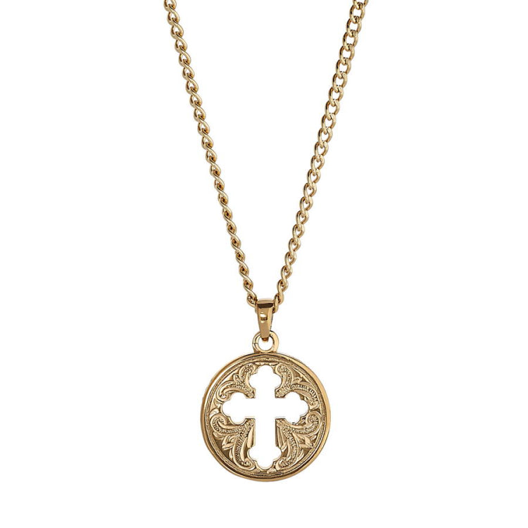Cutout Cross Pendant