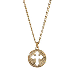 Cutout Cross Pendant