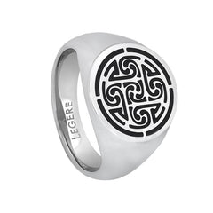 Round Celtic Pattern Ring