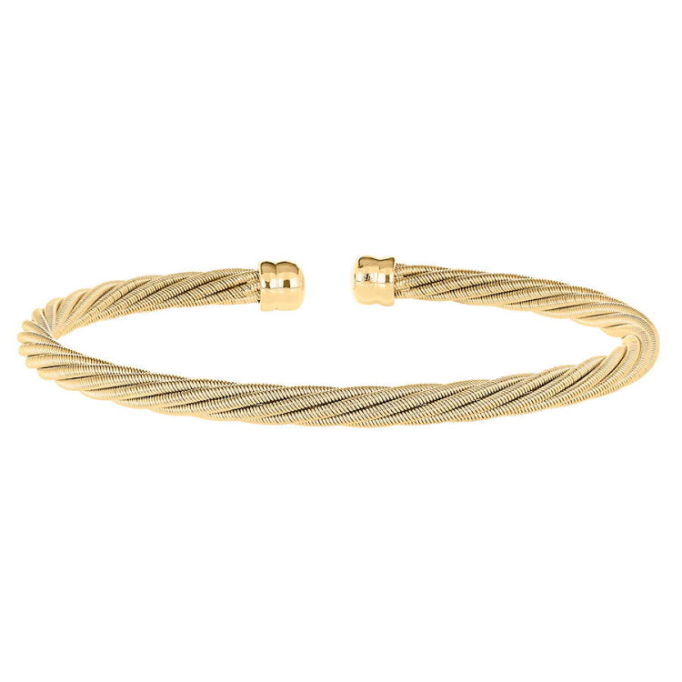 Twisted Cable Cuff Bracelet