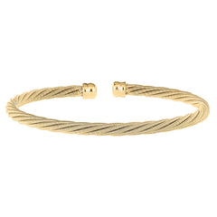 Twisted Cable Cuff Bracelet