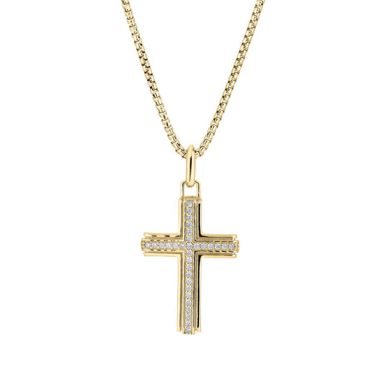 Simulated Diamond Center Channel Cross