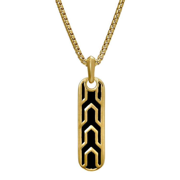 Elongated Celtic Design Dog Tag