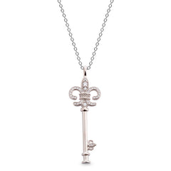 Fleur De Lis Key Pendant