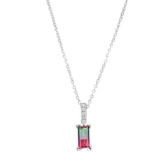 Watermelon Tourmaline Necklace