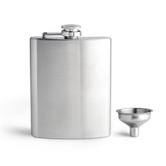 Brushed Finish Stainless Steel Flask
