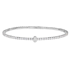 Central Oval Flex Bracelet