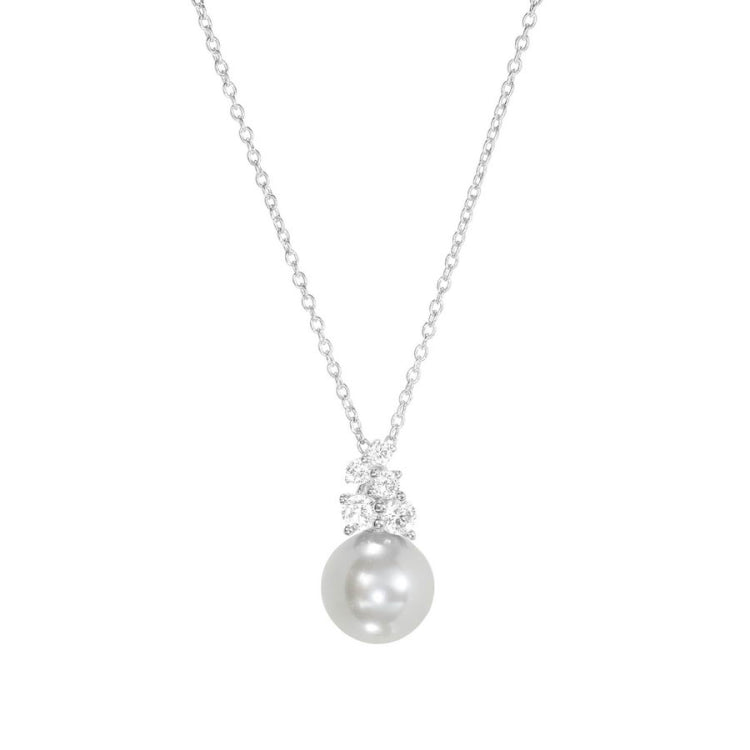 Pearl and Leaf Necklace