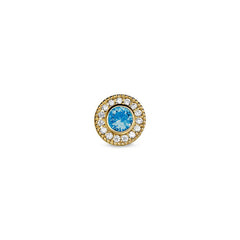 December Birthstone Bracelet Charm