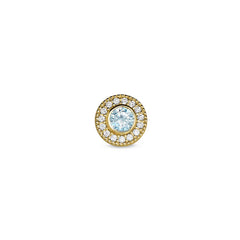 March Birthstone Bracelet Charm