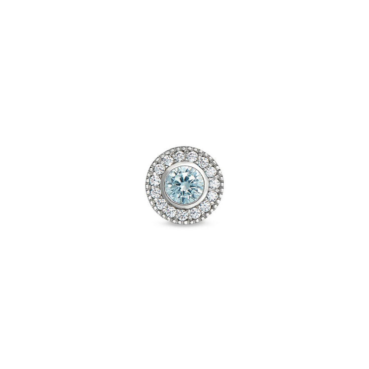 March Birthstone Bracelet Charm