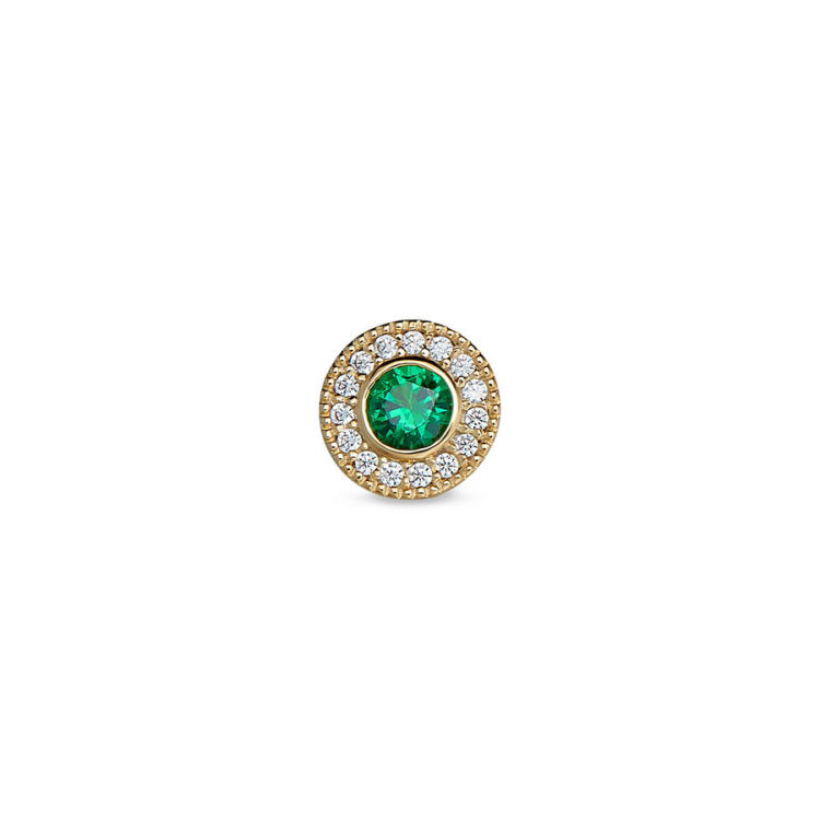 May Birthstone Bracelet Charm