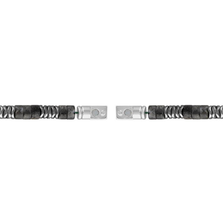 Bulova Sterling Silver 925 Performance Jewelry Mens Bracelet