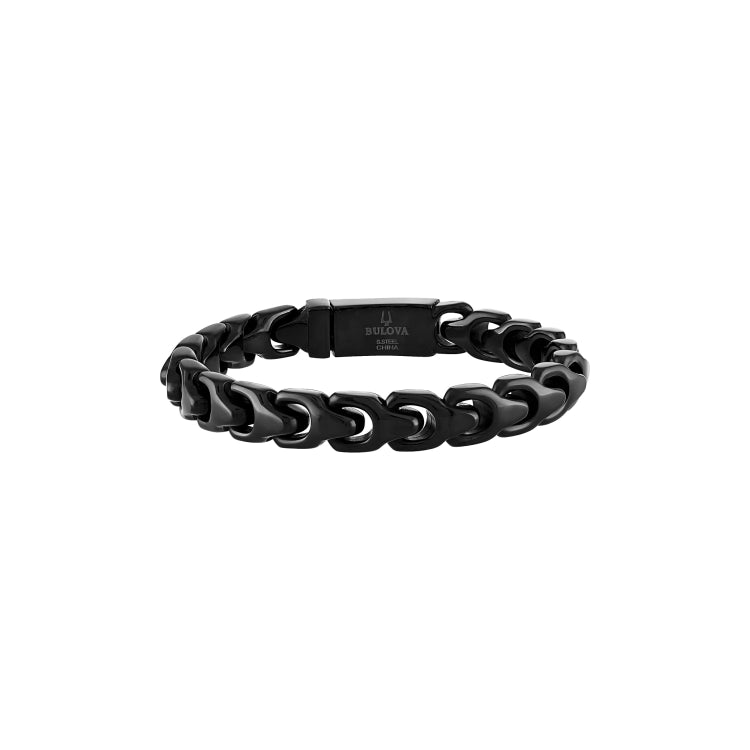 Bulova Stainless Steel Classic Jewelry Mens Bracelet