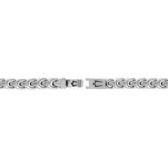 Bulova Stainless Steel Classic Jewelry Mens Bracelet
