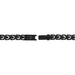Bulova Stainless Steel Classic Jewelry Mens Bracelet