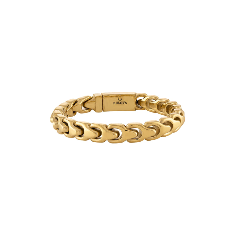 Bulova Stainless Steel Classic Jewelry Mens Bracelet