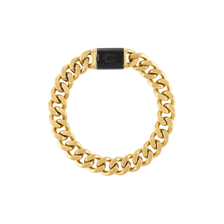 Bulova Stainless Steel Classic Jewelry Mens Bracelet