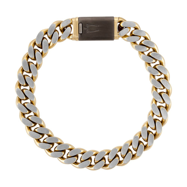 Bulova Stainless Steel Classic Jewelry Mens Bracelet