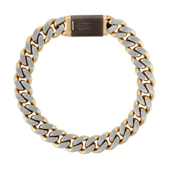 Bulova Stainless Steel Classic Jewelry Mens Bracelet