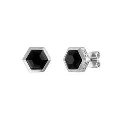 Bulova Sterling Silver 925 Luxury Jewelry Mens Earring