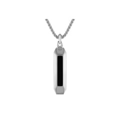 Bulova Stainless Steel Luxury Jewelry Mens Necklace