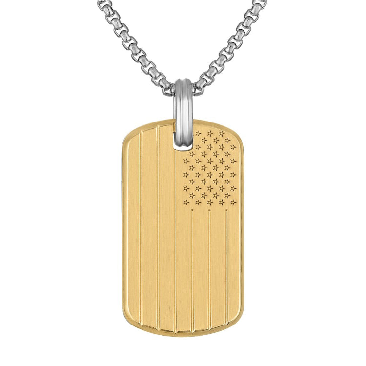 Bulova Stainless Steel Luxury Jewelry Mens Pendant