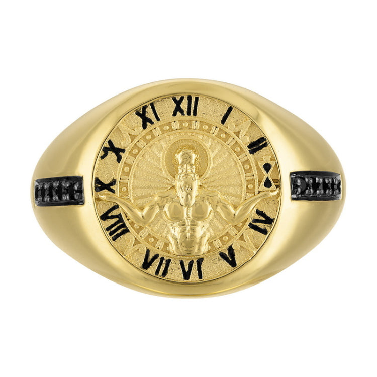 Bulova Sterling Silver 925 Luxury Jewelry Mens Ring